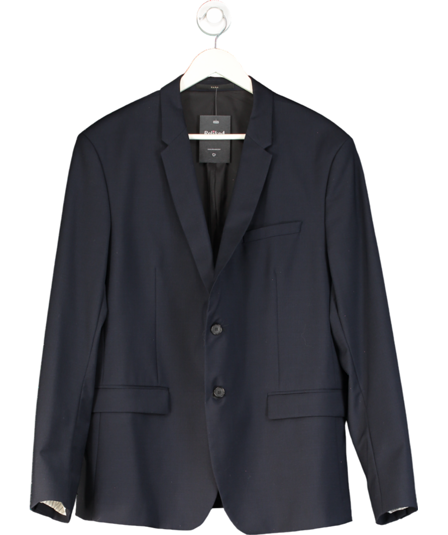 ZARA Blue Comfort Blazer UK 46" CHEST