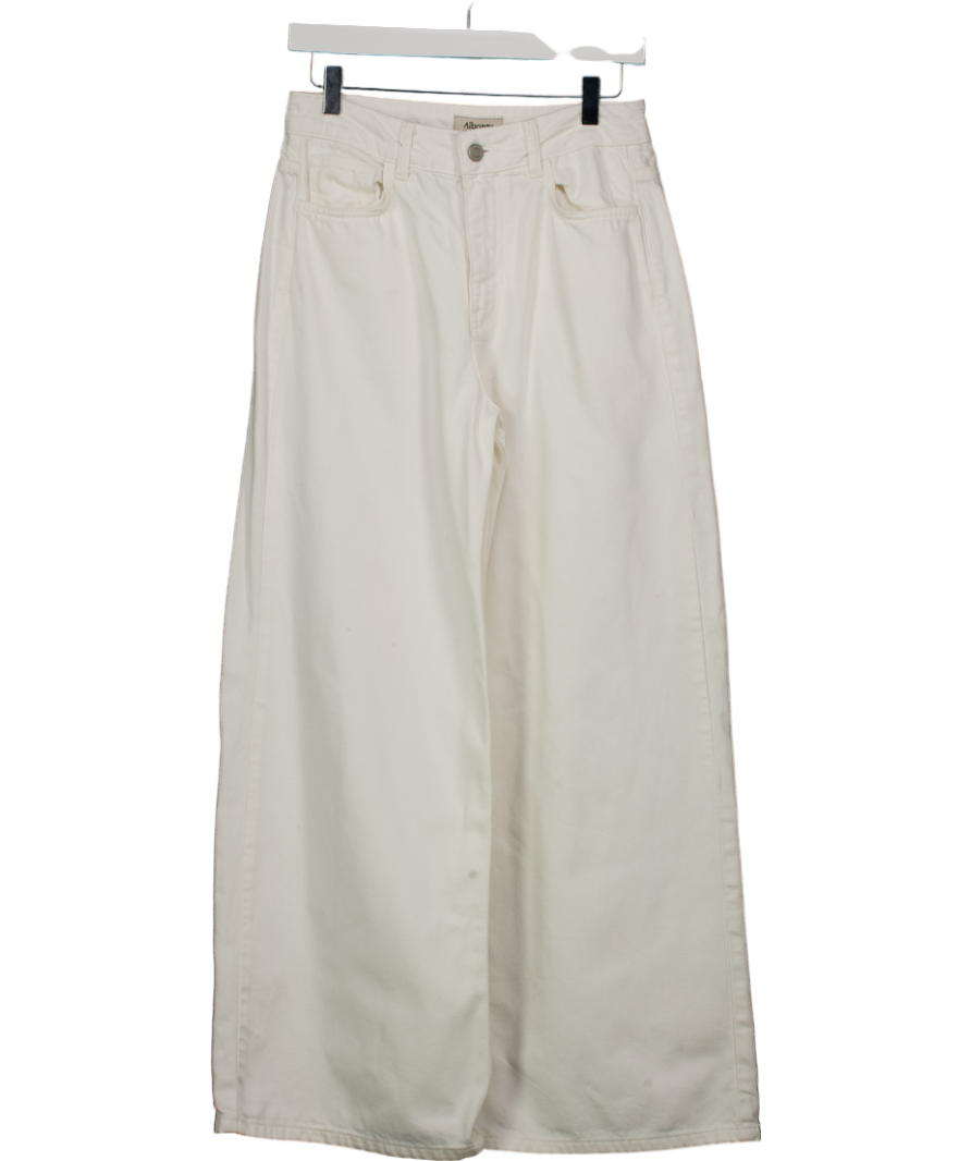 ALBARAY White Wide Leg Jean UK 8