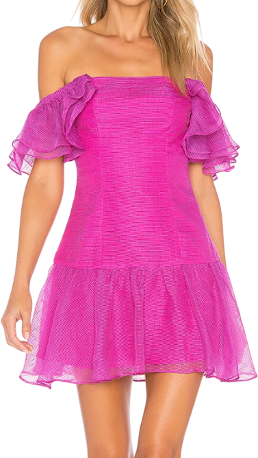 KEEPSAKE The Label Pink Only Love Mini Dress UK M