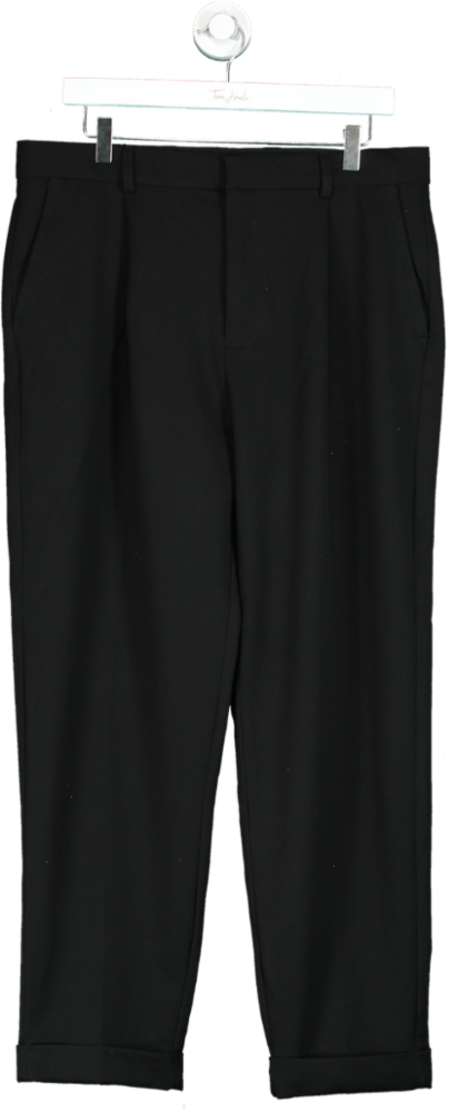 River Island Black Tailored Trousers W34 Regular