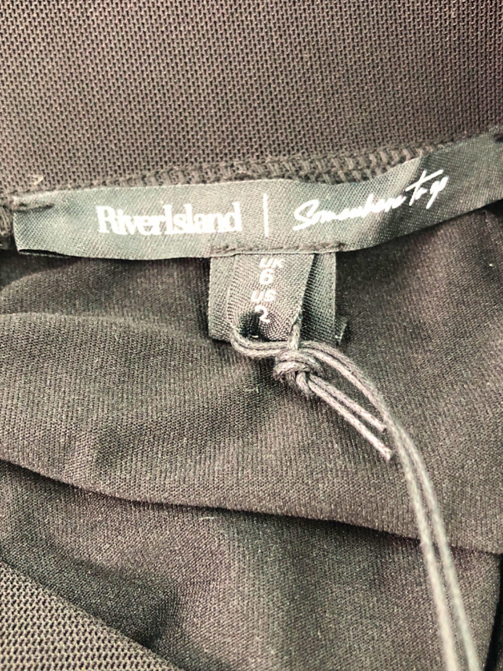 River Island Black Smart Skirt Size UK 6