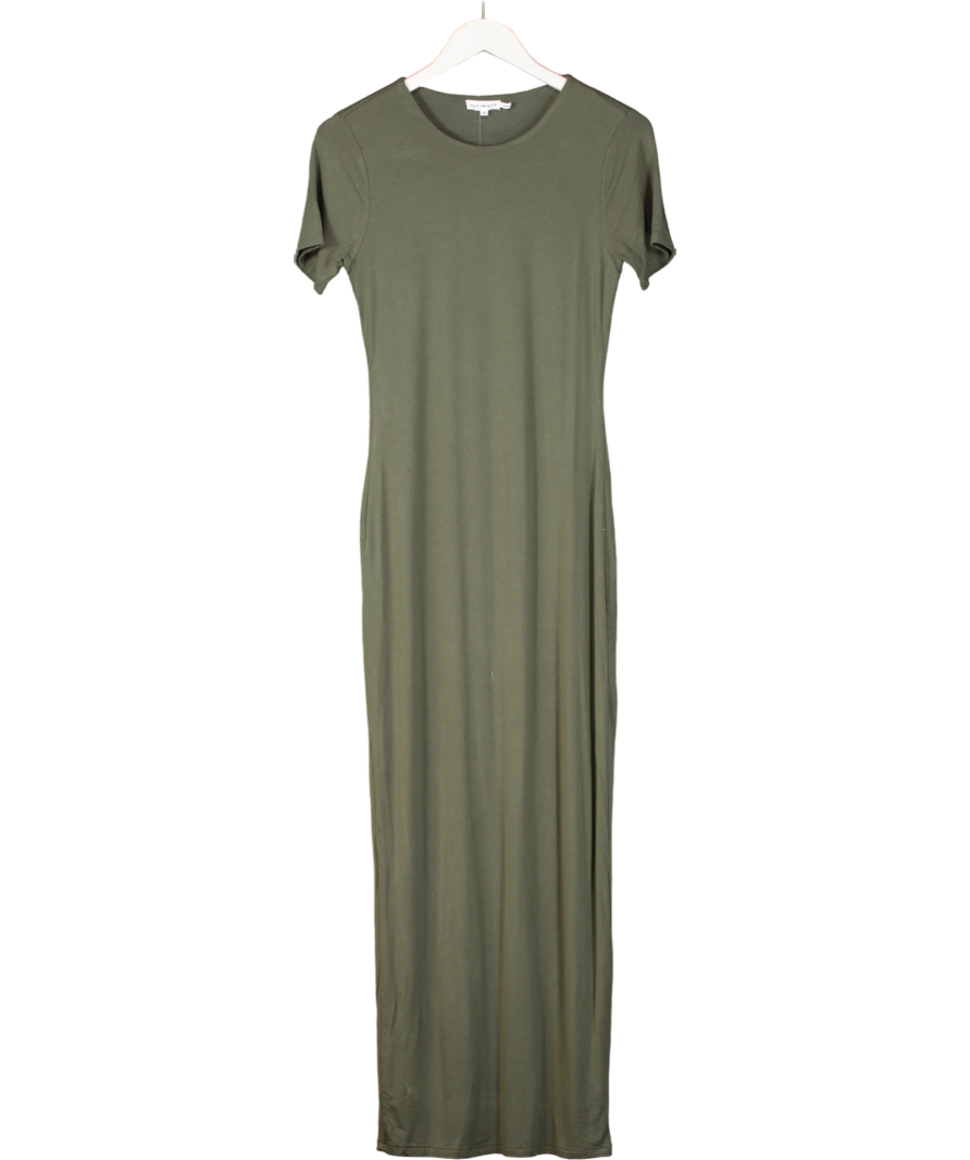 Good American Green T-shirt Maxi Dress UK M