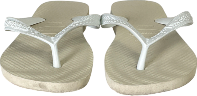Havaianas White Top Flip Flops UK 3 EU 36 👠