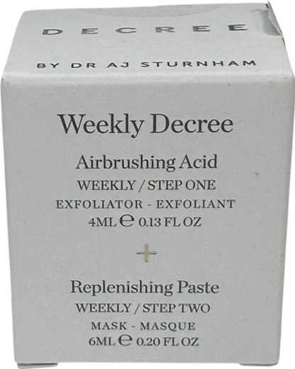 DECREE Weekly Decree once-a-week resurfacing skin treatment 10ml