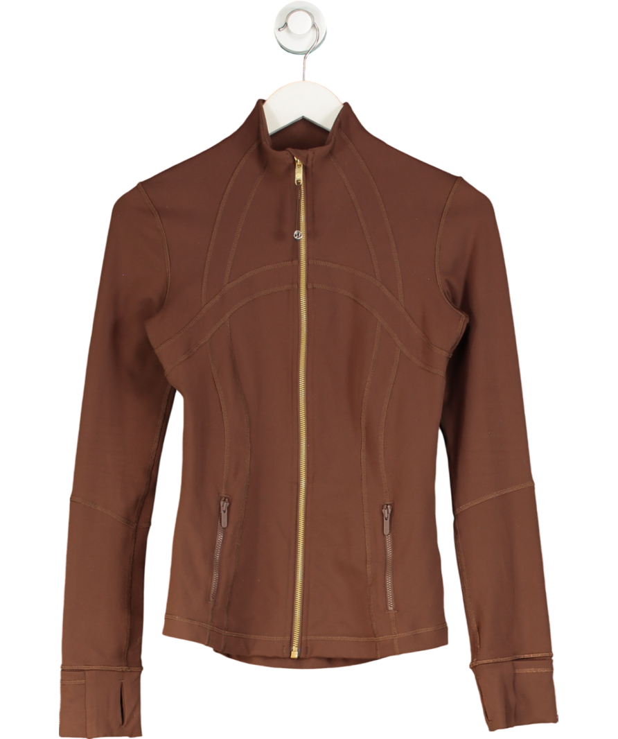 Lululemon Chcolate Brown Define Zip Jacket Us4 UK 8