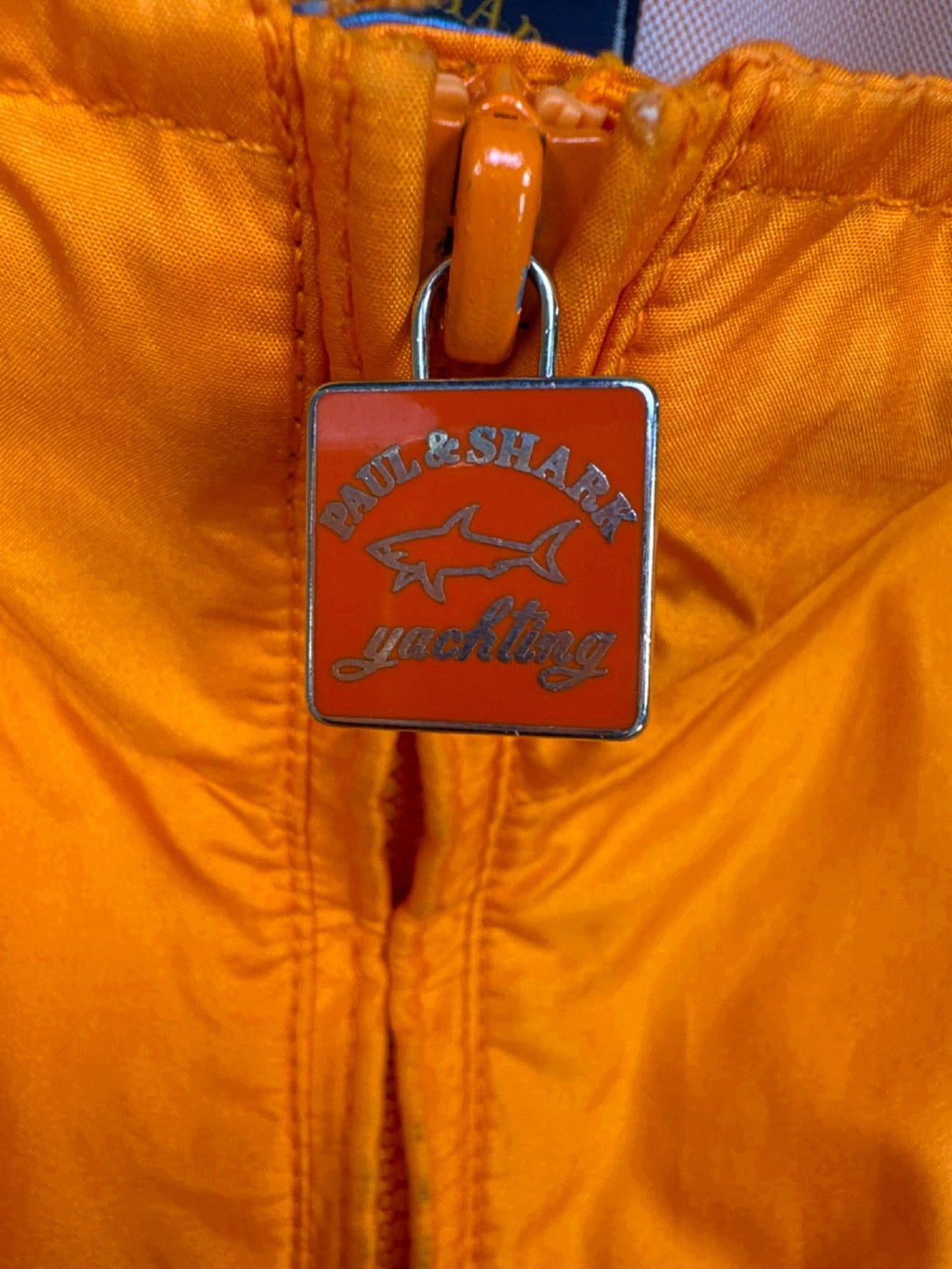 Paul & Shark Orange Nautical Silk Windbreaker Yachting Jacket UK L
