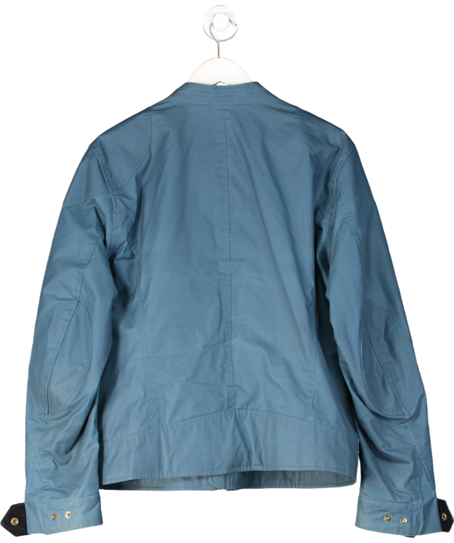 Belstaff Blue Waxed Kelland Jacket UK XL