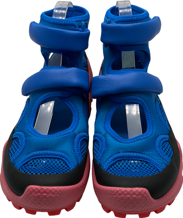 ecco Blue Boom C-trail W Leather High Top Trainer UK 4 EU 37 👠