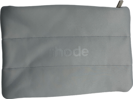 Rhode Skin Bubble Pouch Bag in Light Grey