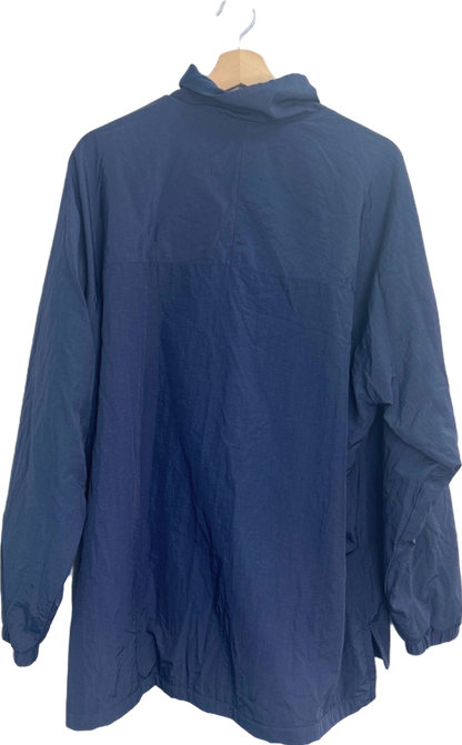 American Vintage Navy fleece lined parka jacket S/M