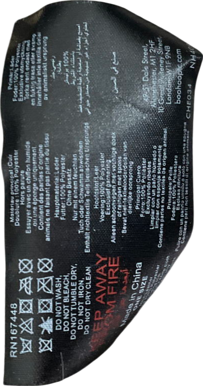 Black Large Clutch Bag One Size