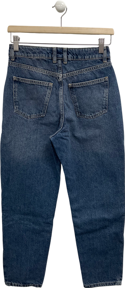 Very Blue High Waist Mom Jeans UK 8