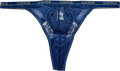 Lounge Underwear Blue Blossom Lace Thong UK M