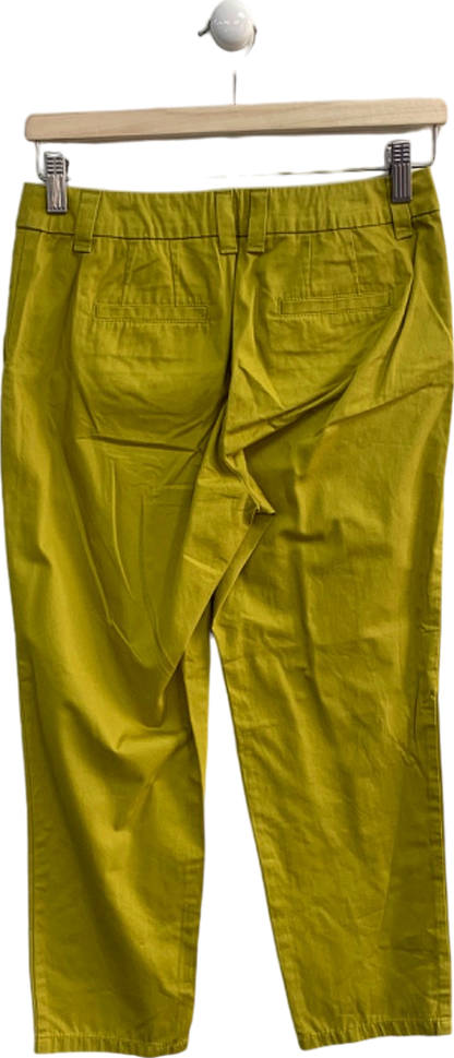 Boden Yellow Chino Trousers Size UK 6P