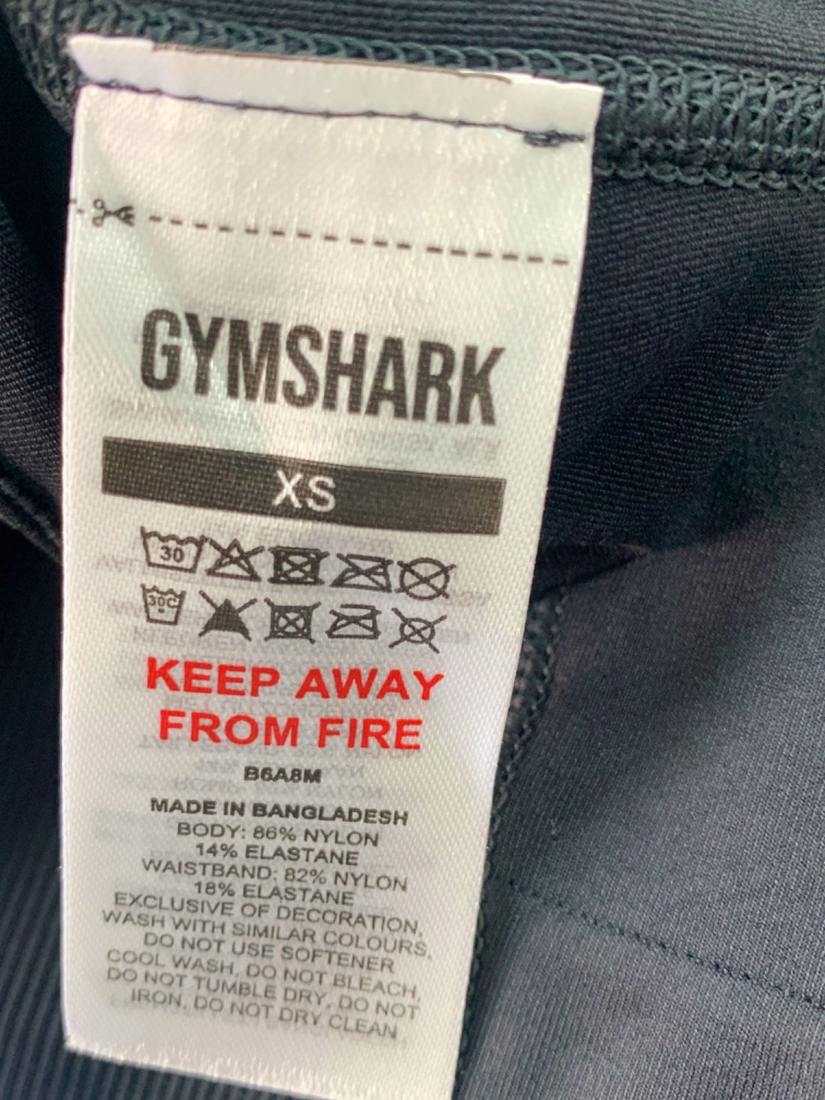 Gymshark Black Everyday Seamless Shorts XS