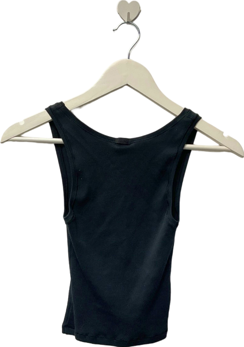 Skims Black Tank Top UK S