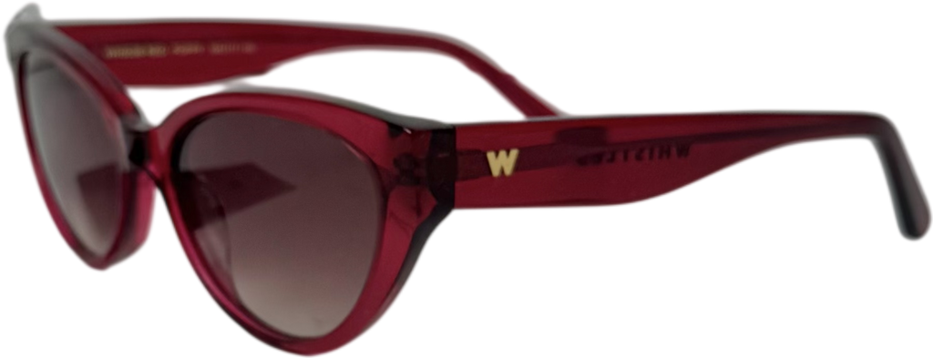 Whistles Rust Hart Cat Eye Sunglasses / Whs026-red One Size