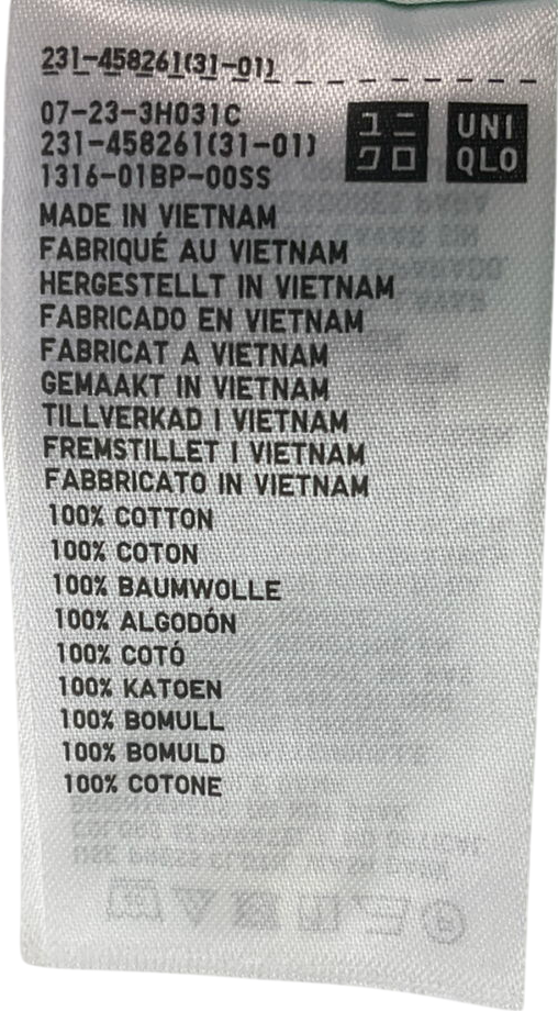 Uniqlo Green Premium Regular Fit Shirt UK M