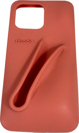 Rhode Orange Iphone 15 Pro Max Lip Case - Coral