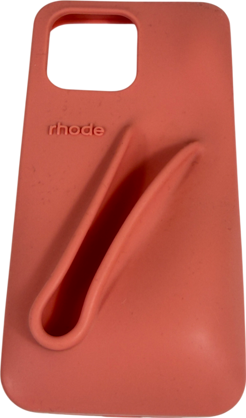 Rhode Orange Iphone 15 Pro Max Lip Case - Coral