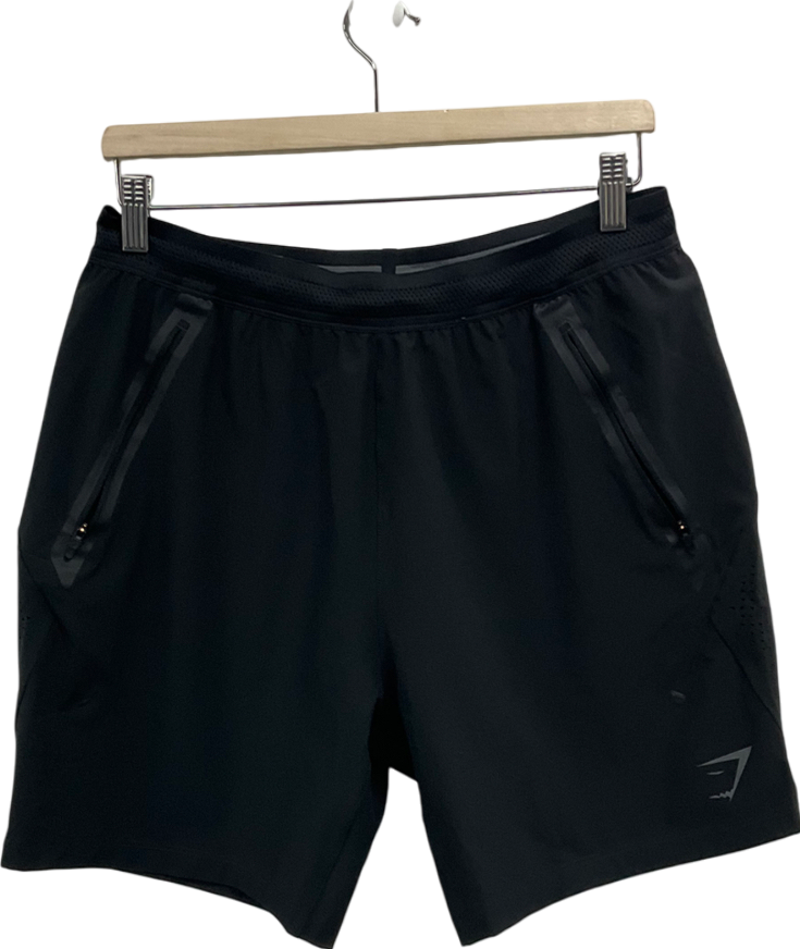 gymshark Black Running Shorts UK M