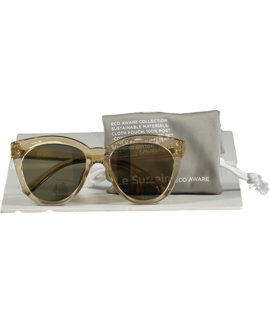 Le Specs Beige Resumption Sunglasses One Size
