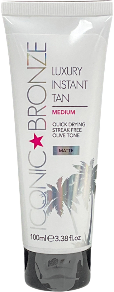 iconic bronze Luxury Instant Tan Medium Matte 100ml