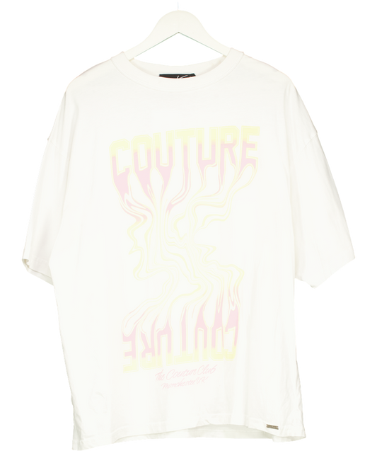 The Couture Club White Oversized T-shirt UK XXL