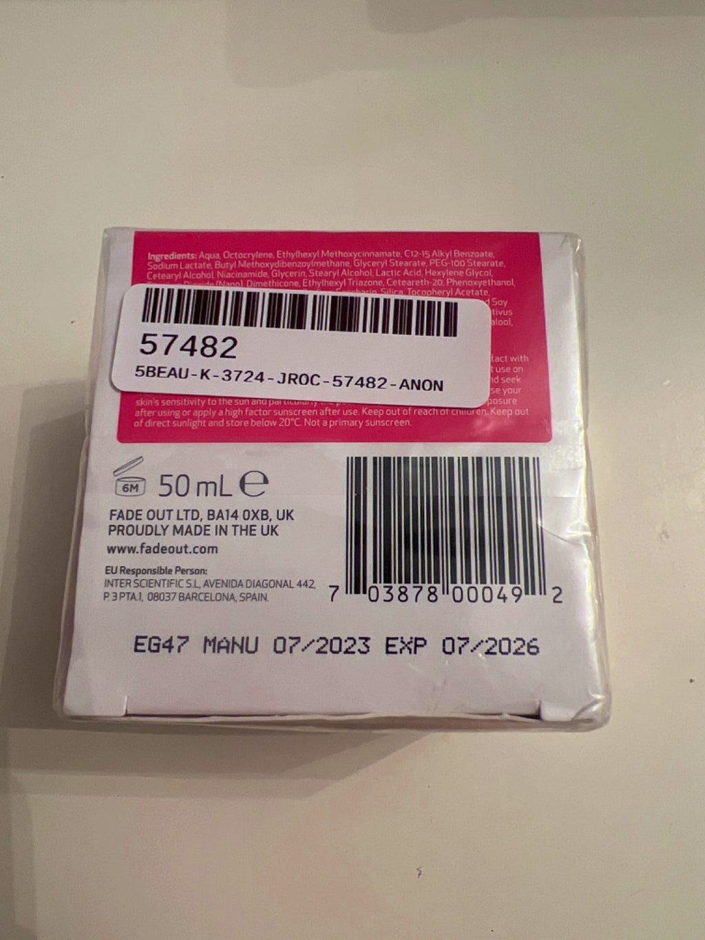 Fade Out Collagen Boost Brightening Day Cream SPF 25 50ml