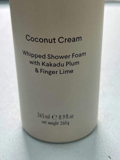 Sundae Coconut Cream Whipped Shower Foam with Kakadu Plum & Finger Lime 265ml