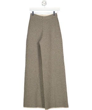 Joseph Cream Chevron Knitted Trousers UK XS