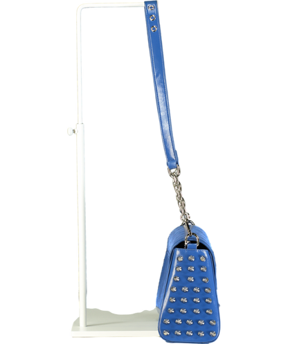 Eden Reflex Luxury Vegan Blue Roxy Chain Strap Bag