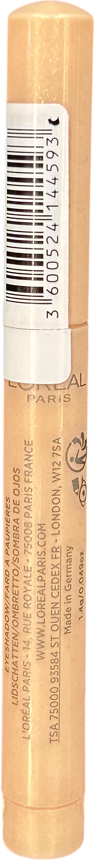 L'Oreal Paradise Le Shadow Stick Eyeshadow 105 Mesmerizing Gold 1.4g