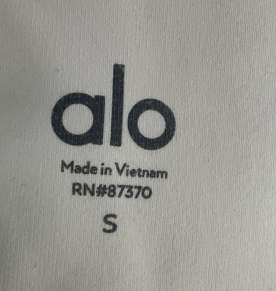 alo yoga Cream High-waist Airbrush Legging UK S