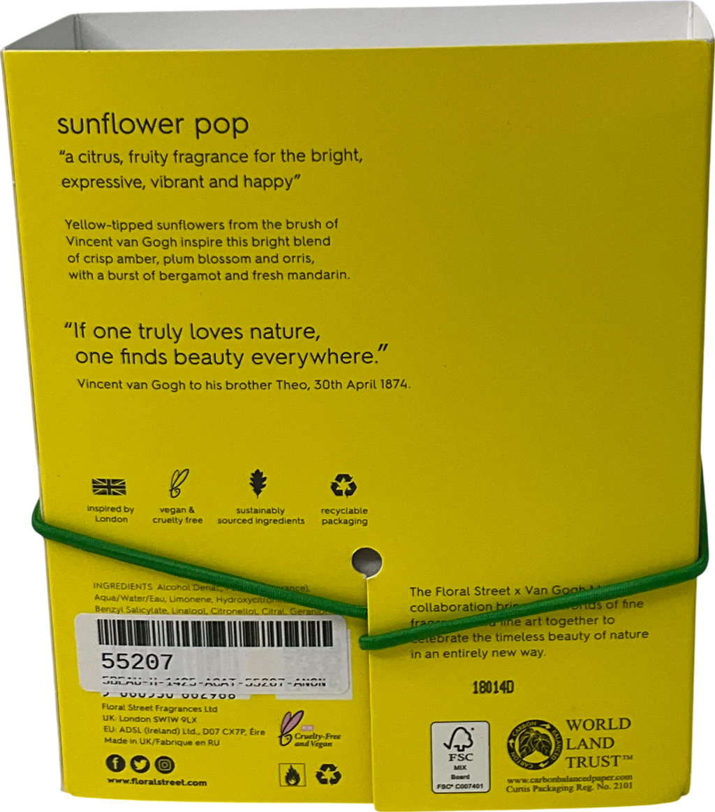 FLORAL STREET Sunflower Pop Eau De Parfum Sunflower Pop 50ml
