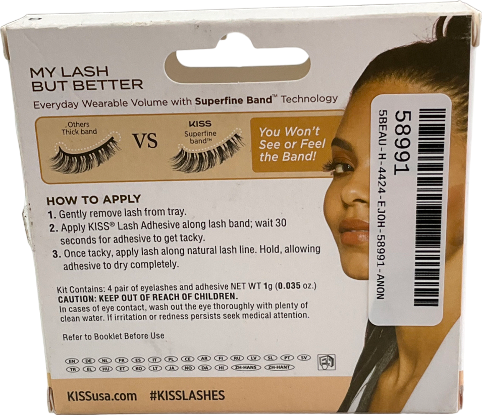 kiss All Mine Lashes 97484 One size