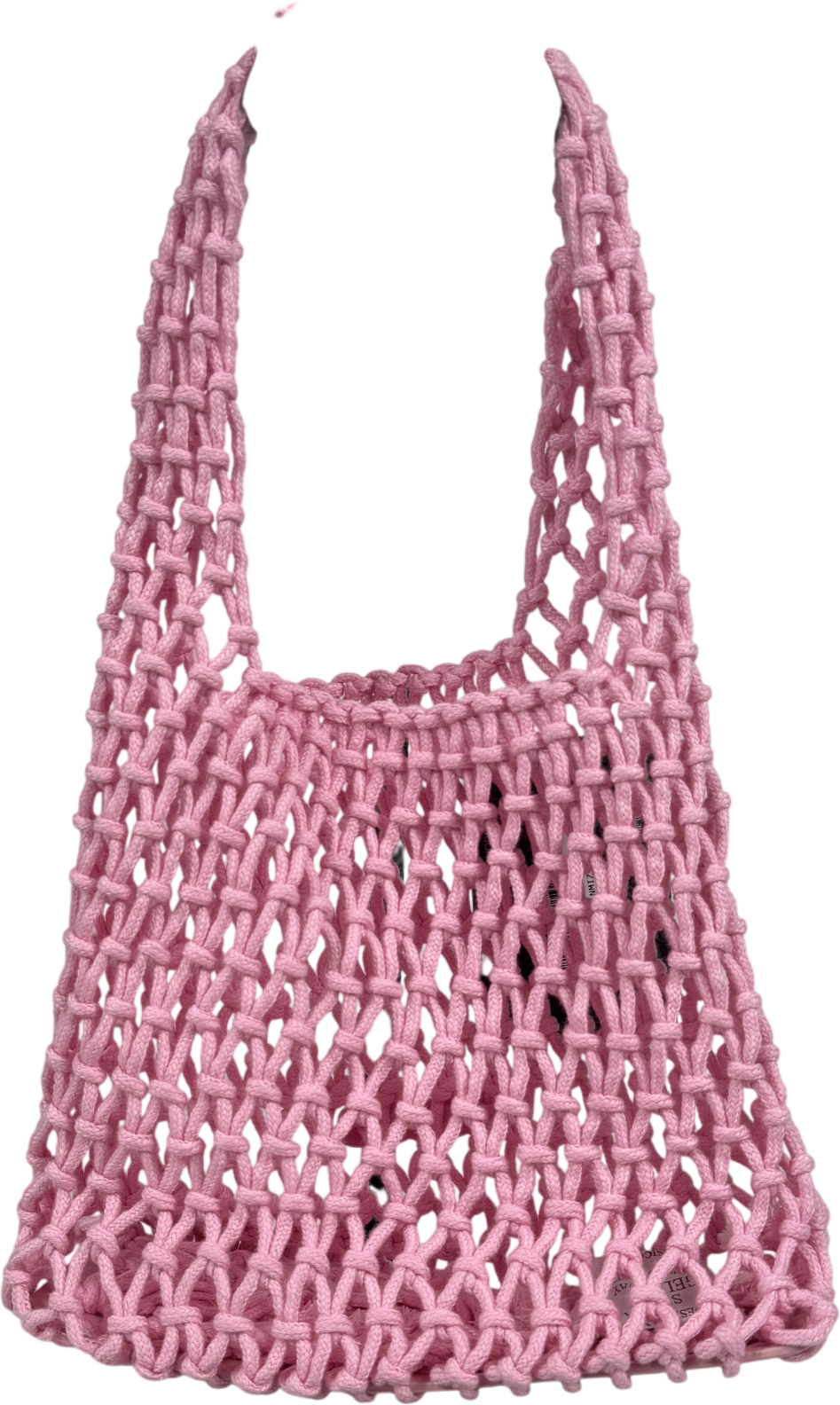 Kosas Pink Crochet Bag One Size