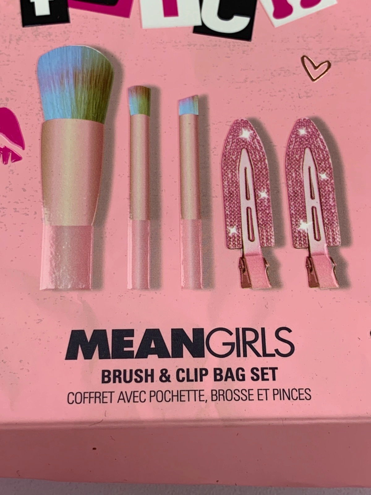 Revolution Beauty That’s So Fetch Mean Girls Brush & Clip Bag Set