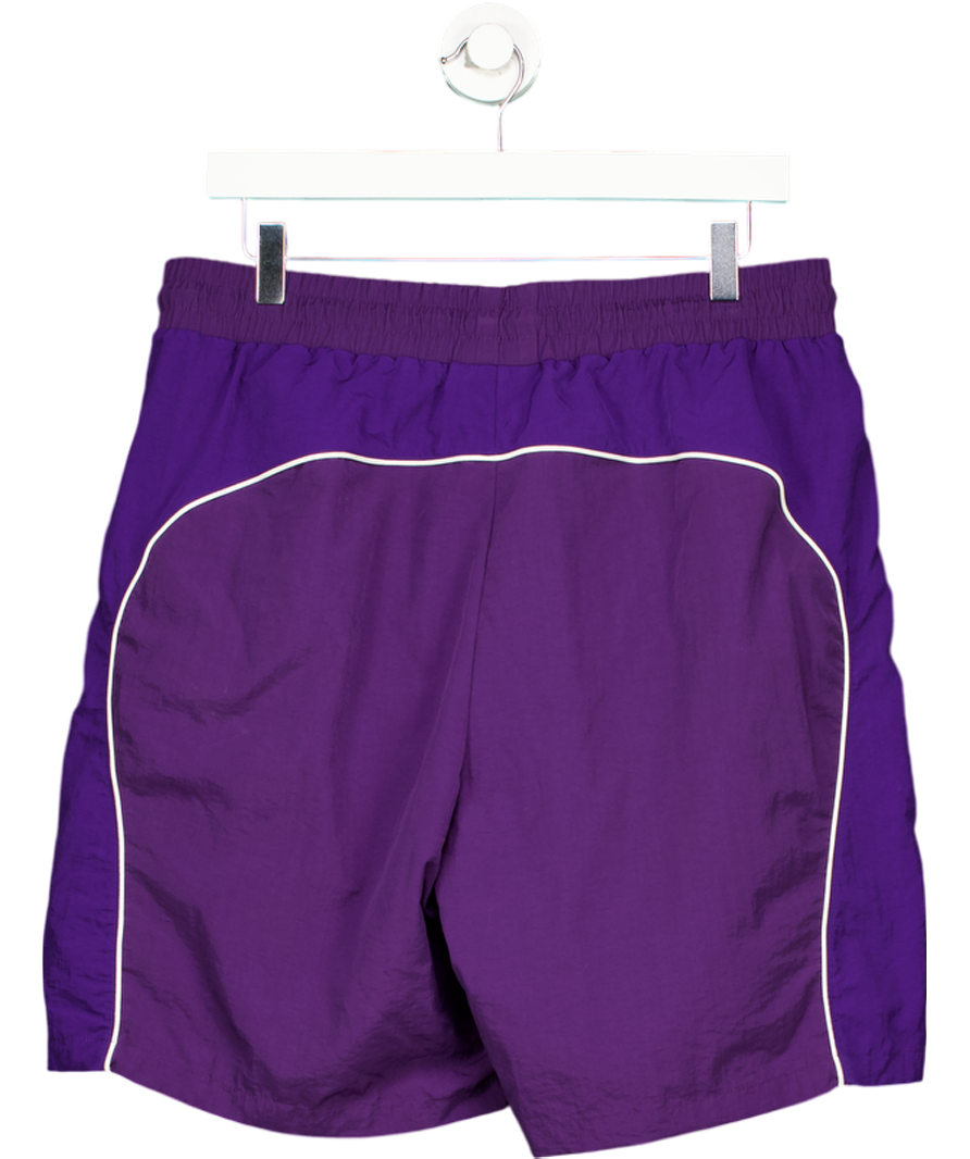 LFDY Purple Live Fast Nylon Shorts UK XL