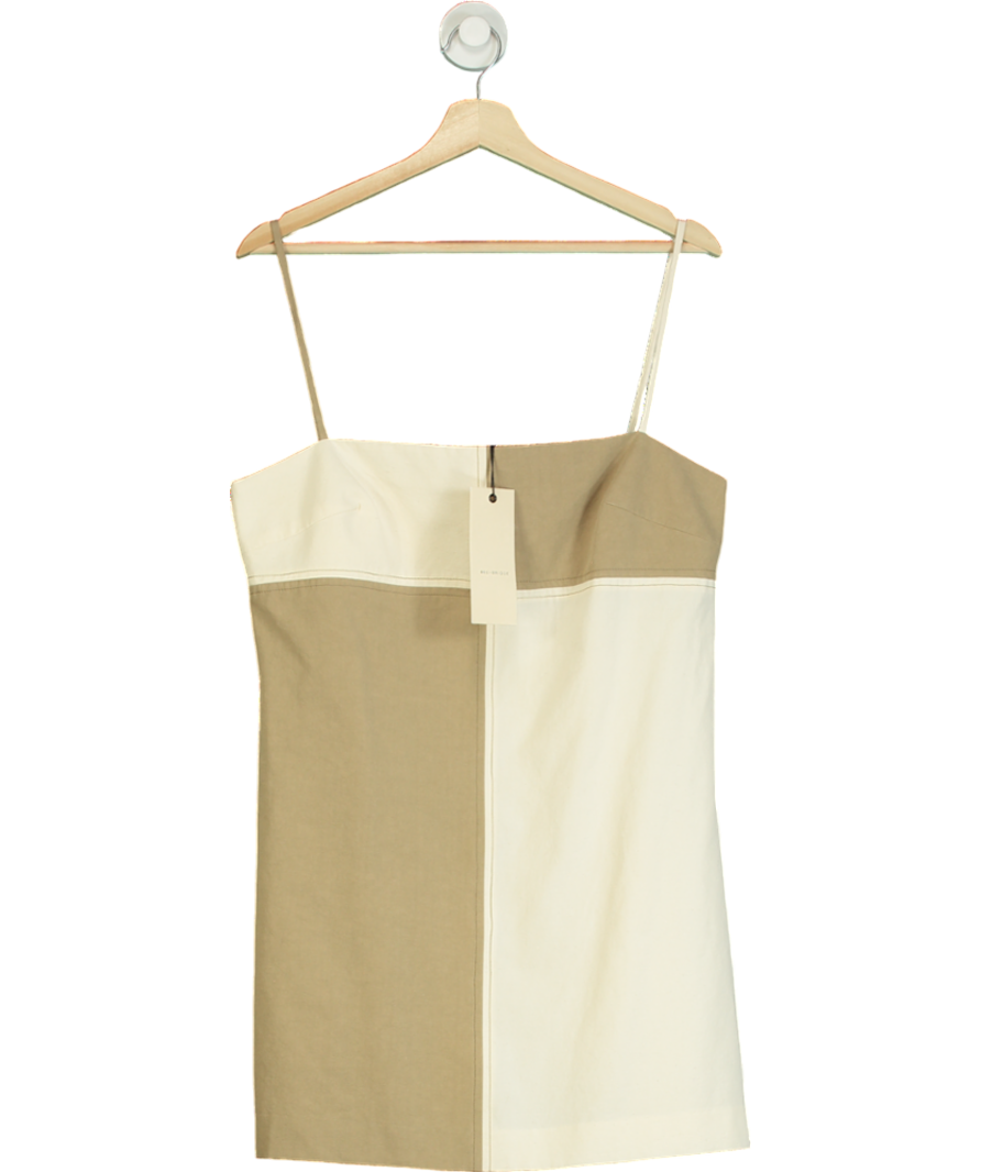 Bec + Bridge Beige Artie Mini Dress UK 14