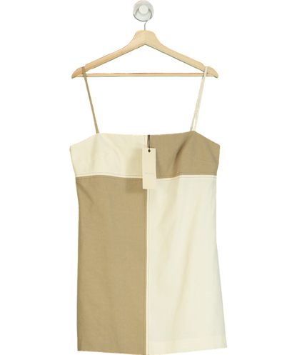 Bec + Bridge Beige Artie Mini Dress UK 14