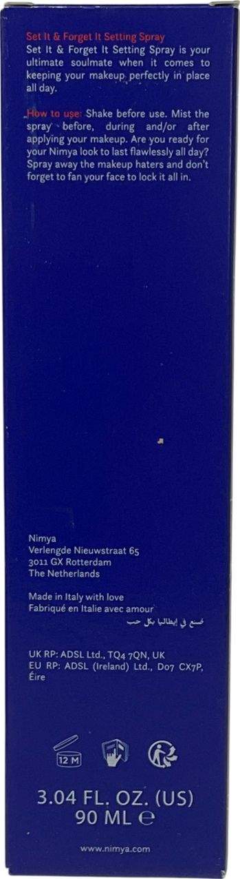 nimya Set It & Forget It Setting Spray 90ml