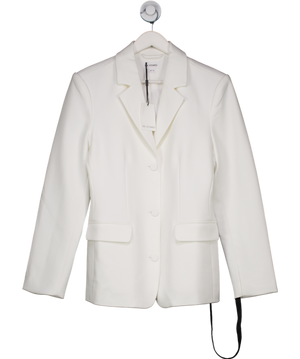 Six Stories White Tailored Blazer UK 10