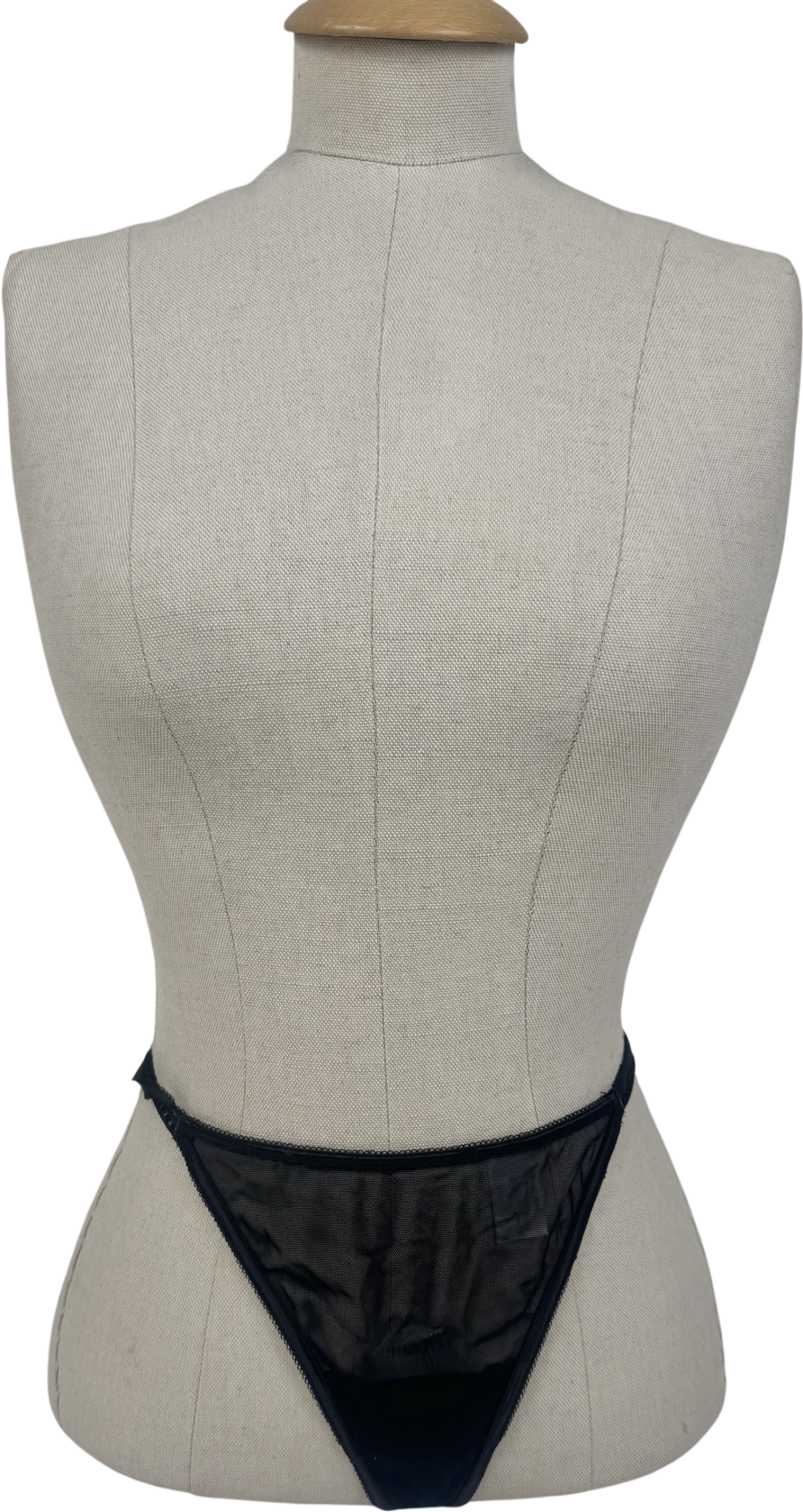 Lounge Underwear Black Vida Thong UK M