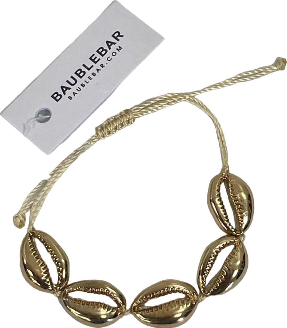 BaubleBar Gold Shell Bracelet One Size