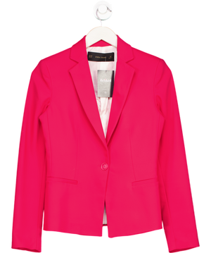 ZARA Pink Single Breasted Blazer UK XS