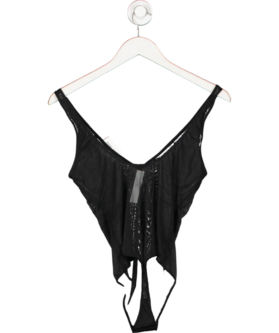 Aubade Black Body Strass With Crystal Diamanté One Size