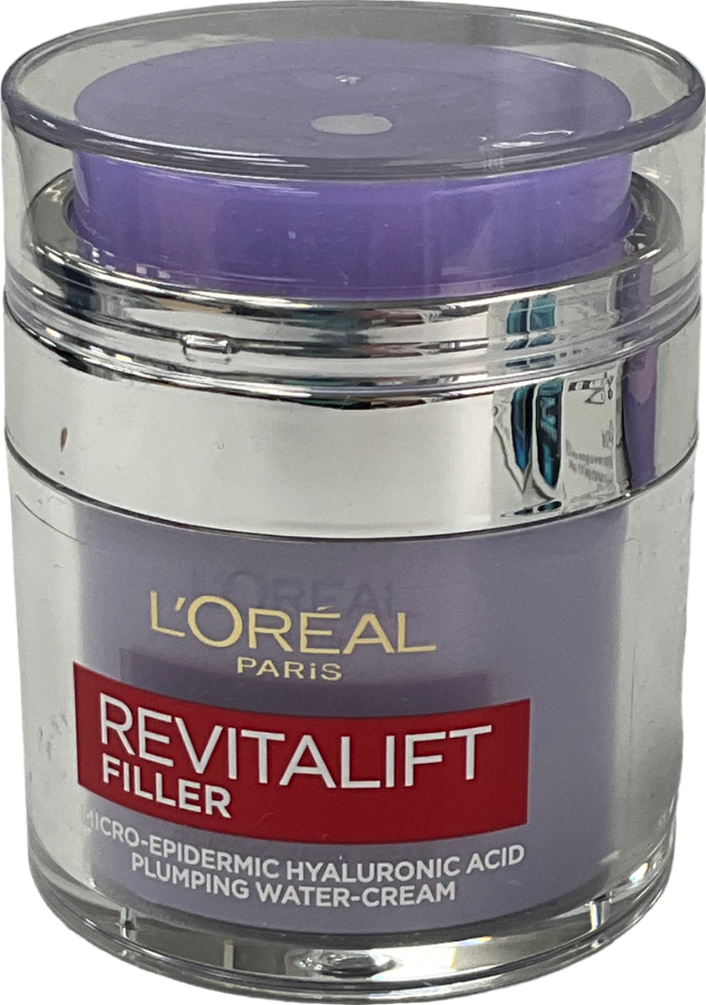 loreal Revitalift Filler Plumping Water-cream Micro-epidermic Hyaluronic Acid 50ml