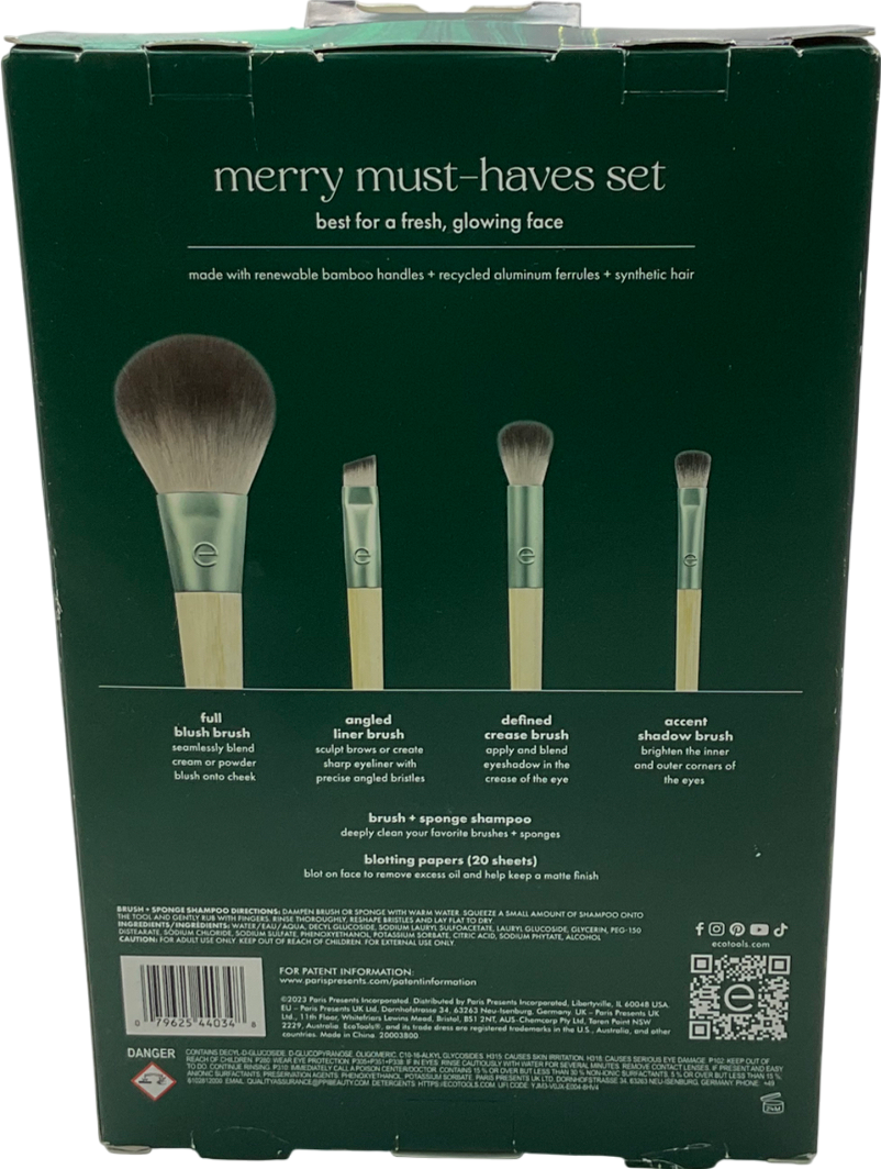 eco tool 6 Piece Start The Day Beautifully Makeup Brush Set One size