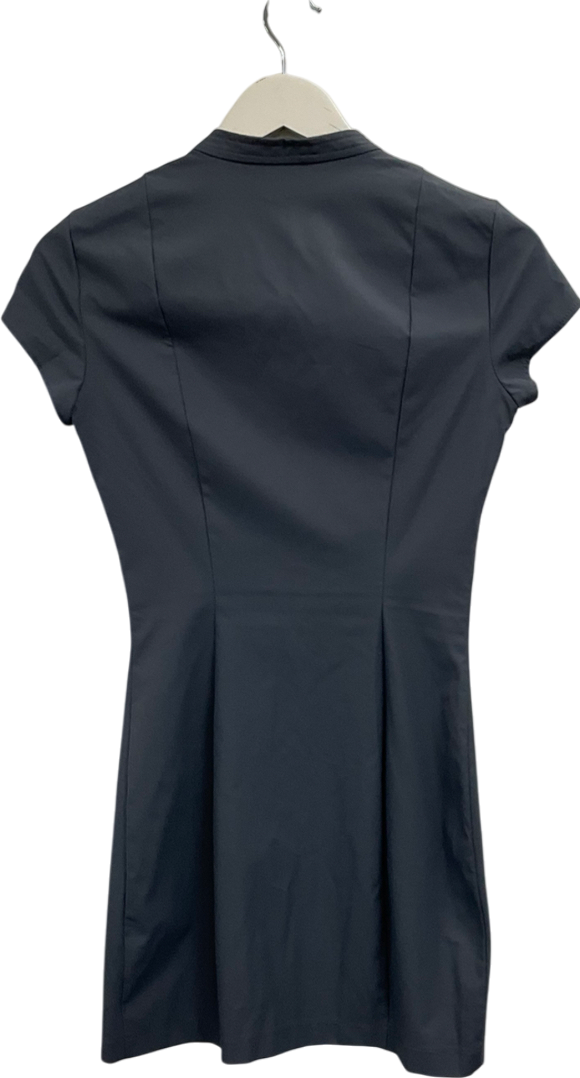 ZARA Grey Zip Front Mini Dress UK S